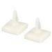 10 Pcs 0.19" Height Adhesive Standoff Reverse Mount Insulation Bracket White