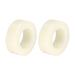 Round Spacer Washer, 12 Pack Nylon 8.2mm ID x 14mm OD x 5mm L Beige - White