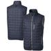 Men's Cutter & Buck Navy Jacksonville Jaguars Eco Insulated Full-Zip Puffer Vest