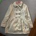Burberry Jackets & Coats | Burberry Khaki Trench Coat Skirt Style At Bottom | Color: Tan | Size: 8g