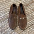 Gucci Shoes | Gucci Suede Driving Moccasins Size 10 | Color: Brown | Size: 10