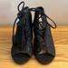 Jessica Simpson Shoes | Jessica Simpson Lace Up Heels. Womens 7m. | Color: Black | Size: 7