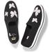 Kate Spade Shoes | Kate Spade Keds For Kate Spade New York Black Embroidered Butterfly Tennis Shoe | Color: Black | Size: 7