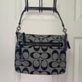 Coach Bags | Coach Over The Shoulder Purse | Color: Black/Gray | Size: Os