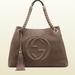 Gucci Bags | Gucci Soho Chain Strap Shoulder Bag Nubuck Medium. | Color: Brown/Cream | Size: Os