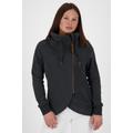 Sweatjacke ALIFE & KICKIN "MerylAK A Sweatjacket Damen Sweatjacke" Gr. XS, grau (moonless melange) Damen Sweatjacken