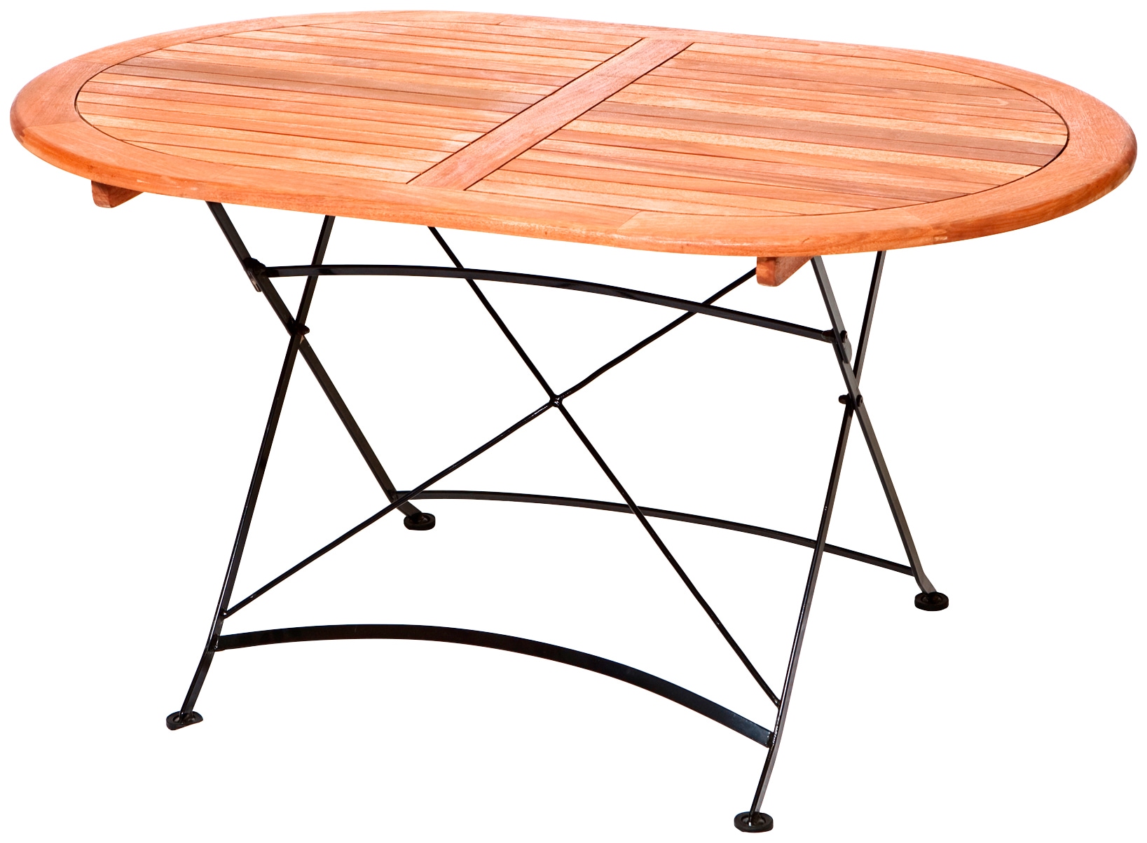 Gartentisch MERXX "Schloßgarten", schwarz (beige, schwarz), B:90cm H:75cm T:140cm, Tische, Gartentisch, 90x140 cm