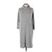 Gap Casual Dress - Sweater Dress: Gray Dresses - Women's Size Small