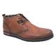 Top Staka Men's Lace Up Brogues Smart Formal Boots Dress Leather Oxford Business Casual Shoes Tan