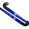 Y1 Hockey, JMB, Junior Hockey Stick, 100% Fibreglass, Blue, Pink, Starter Hockey Stick, Boys Hockey Stick, Girls Hockey Stick, Kids Hockey Stick (34 inches, Blue)