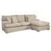 Brown Sectional - Braxton Culler Cambria 97" Wide Reverible Sofa & Chaise w/ Ottoman | 40 H x 97 W x 38 D in | Wayfair 784-C04/C09/0126-73/HONEY