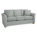 Braxton Culler Bridgeport 85" Flared Arm Sofa Bed w/ Reversible Cushions Other Performance Fabrics in Gray/Brown | 35 H x 85 W x 38 D in | Wayfair
