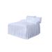 Chezmoi Collection Sinclair 3 Piece French Country Chic Bedspread Set Polyester/Polyfill/Microfiber in White | King Bedspread + 2 King Shams | Wayfair