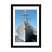 East Urban Home 'The Guided Missile Destroyer USS Cole Sits Moored to a Pier' Photographic Print on Canvas in Black/Blue | Wayfair