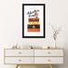 East Urban Home 'Luggage Stack Adventure Awaits' Print on Canvas in Black/Gray/Red | 32" H x 24" W x 1" D | Wayfair