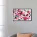 East Urban Home 'Floral Field IV' Print on Canvas, Cotton in Gray/Orange/Pink | 24 H x 26 W x 1.5 D in | Wayfair 5BEDCFB13B674CE893DCDAE2BCEB931D