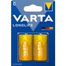 Varta longlife alcaline 1/2 torcia bl.2 pz