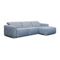 Gray Reclining Sectional - Eleanor Rigby Capri 97" Wide Genuine Leather Reclining Sofa & Chaise Genuine Leather | 33 H x 97 W x 70 D in | Wayfair