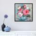 East Urban Home 'Summer Roses II' Print on Canvas Canvas, Cotton in Blue/Pink | 18 H x 18 W x 1.5 D in | Wayfair 3D60D20395F04378BC6B5131953A2FA3