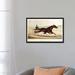 East Urban Home 'The King of The turf St Julien Driven by Orrin A Hickok 1880' Graphic Art Print on Canvas, in Black/Brown/White | Wayfair