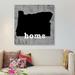 East Urban Home Oregon by Luke Wilson - Gallery-Wrapped Canvas Giclée Print Paper, Cotton in Black/Gray/White | 16 H x 16 W in | Wayfair