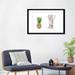 East Urban Home Chinese Crested & Pineapple w/ The Same Haircut by Wandering Laur - Gallery-Wrapped Canvas Giclée Print Paper, in Green | Wayfair