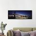 East Urban Home 'Manhattan Bridge, Lower Manhattan, New York City, New York State' Photographic Print on Canvas in White | Wayfair