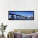 East Urban Home 'New York State, New York City, Brooklyn Bridge, Skyscrapers in a City' Photographic Print on Canvas in White | Wayfair