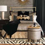 Eastern Accents Roxanne Duvet Cover Set Microfiber, Faux Fur in Brown | Super King Duvet Cover + 6 Additional Pieces | Wayfair 7W1-BD2-417