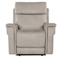 Hooker Furniture MS Lyra Zero Gravity Power Recliner w/ Power Headrest Genuine Leather in Black/Brown/Gray | 42.25 H x 40.5 W x 42 D in | Wayfair