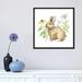 Harriet Bee 'Wildflower Bunnies II' - Wrapped Canvas Print Canvas in Gray | 37 H x 37 W x 1.5 D in | Wayfair 4E4579032EBA46A19FCCBFF2C5A43920