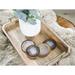 HelloPosh Natural Agate Coasters Gold Plated Agate, Rubber in Brown | 0.25 H x 4 W x 4 D in | Wayfair AGC07