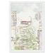 Oliver Gal San Fran Inkwash City Watercolor Sketch - Floater Frame Graphic Art Paper in Green/White | 0.75 D in | Wayfair 27908_30x45_PAPER_WHITE