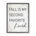 Stupell Industries Humorous Fall Phrase Witty Typography Rustic Pattern Black Framed Giclee Texturized Art By Lettered & Lined in Brown | Wayfair