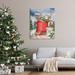 Stupell Industries Winter Birds Perched Tea Kettle Holly & Fir Botanicals Black Framed Giclee Texturized Art By ND Art Canvas in White | Wayfair