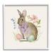 Stupell Industries Spring Bunny Rabbit Easter Eggs Blossoming Flowers Black Framed Giclee Texturized Art By Victoria Barnes in Brown | Wayfair