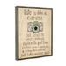 Stupell Industries The Stupell Home Decor Life Is Like A Camera Inspirational Canvas Wall Art By Katie Doucette Canvas in Brown | Wayfair