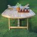 Lark Manor™ Alyisa Deluxe Double Ext. Oval Dining Table 87"-118"X47", 29"H, W/Ph, Tea, Wood | 29 H x 118 W x 47 D in | Outdoor Dining | Wayfair