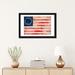 Winston Porter USA "Betsy Ross" Flag w/ Constitution Background II by iCanvas - Gallery-Wrapped Canvas Giclee Print in Black/Brown/White | Wayfair