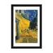 Vault W Artwork 'Café Terrace, Place du Forum, Arles, 1888' by Vincent van Gogh Painting Print on Canvas in Blue | 24 H x 16 W in | Wayfair