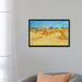 Vault W Artwork 'Harvest in Provence' by Vincent Van Gogh Painting Print on Canvas Metal in Blue/Yellow | 40 H x 1.5 D in | Wayfair