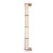 Tucker Murphy Pet™ Deveraux Cat Scratching Post Wall Mounted Multiple Sizes Wood in White | 58 H x 9 W x 11 D in | Wayfair