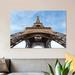 East Urban Home 'Low Angle View of Eiffel Tower, Paris, Ile-de-France, France' Photographic Print on Wrapped Canvas, in Black/Blue/White | Wayfair