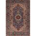 Blue/Brown 60 W in Indoor Area Rug - Canora Grey Everly Oriental Area Rug Polyester/Wool | Wayfair 97582D5870E443869ED86F6A55EEAB08