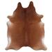 Brown 84 x 72 x 0.25 in Area Rug - Foundry Select Moderock NATURAL HAIR ON Cowhide Rug Cowhide, Leather | 84 H x 72 W x 0.25 D in | Wayfair
