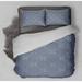 East Urban Home Microfiber Comforter Set Polyester/Polyfill/Flannel/Velvet in Blue/White | King Comforter + 2 King Pillowcases | Wayfair
