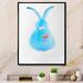 August Grove® Cute Funny Rabbit Bunny II - Print on Canvas in White | 36 H x 24 W x 1 D in | Wayfair 420997703B2E4F719E8C73EB5DD13B68