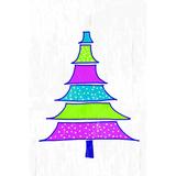 The Holiday Aisle® Funky Christmas Tree 2 - Wrapped Canvas Painting Canvas | 12 H x 8 W x 1.25 D in | Wayfair 1A50458FDD104C9CAC6DA4EB0E42874E