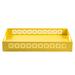 Ebern Designs Bengtsson Serving Tray Metal in Yellow | 2.5 H x 17 W x 12 D in | Wayfair EC2591F26FD94EDDA2853B13ECE7A7D5
