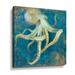 Highland Dunes Ocean Octopus Gallery Canvas, Wood in Blue/Green | 10 H x 10 W x 2 D in | Wayfair FFE55D661B7C46899BDA442D6A00FD75